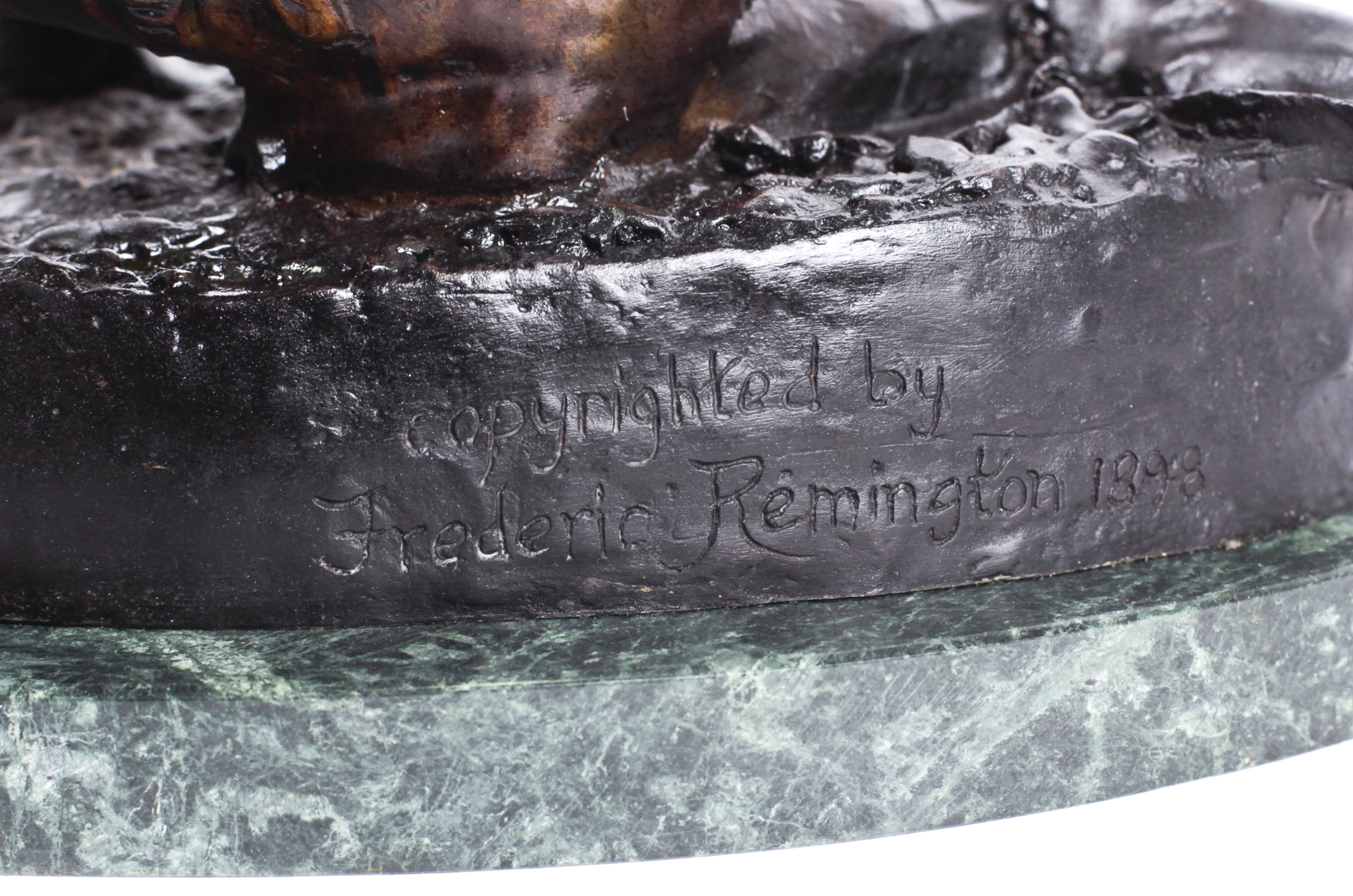 Frederic Remington Bronze " The Wicked Pony" Sculpture