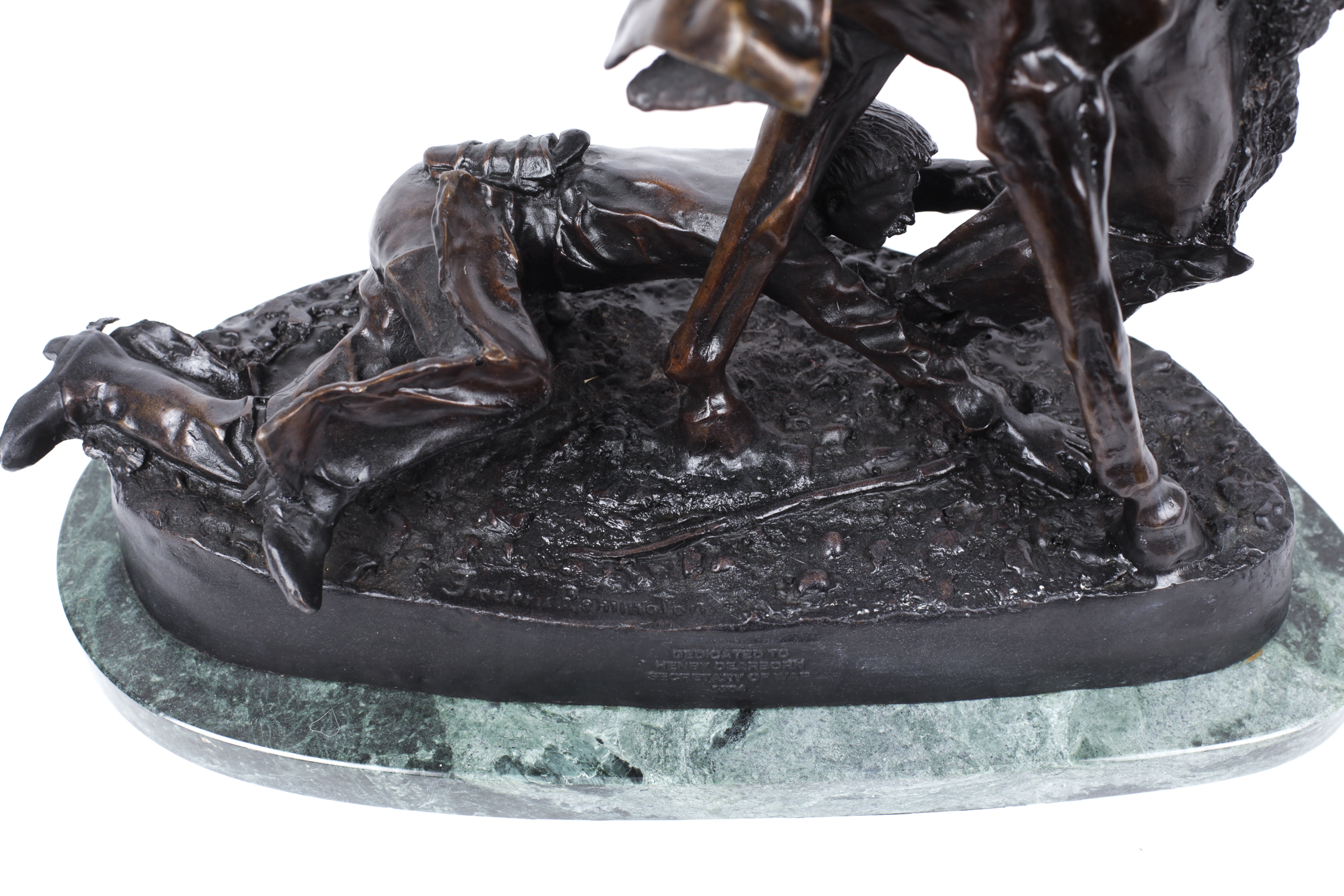 Frederic Remington Bronze " The Wicked Pony" Sculpture