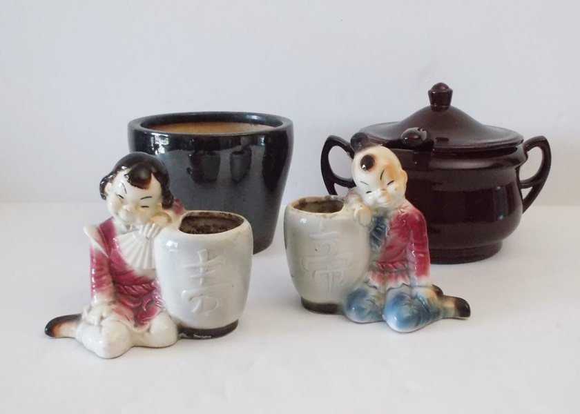 Assortment of Porcelain and Pottery Items