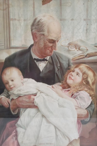Three Vintage Prints of Children