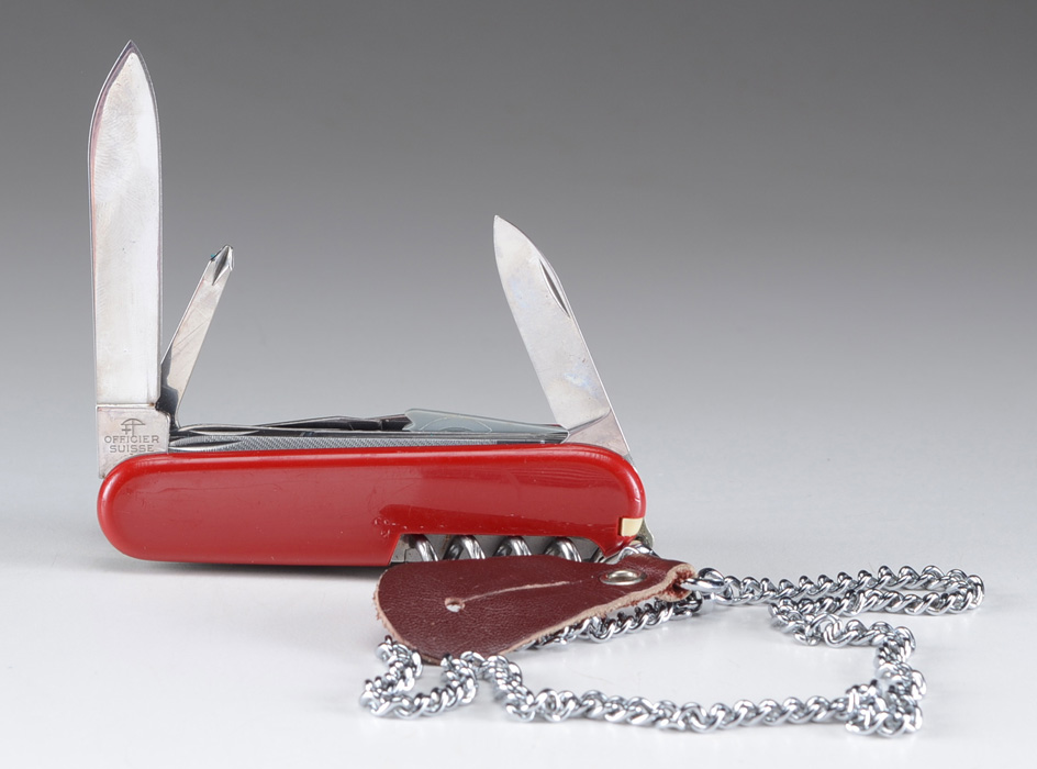 Victorinox Swiss Army Knife in Leather Case