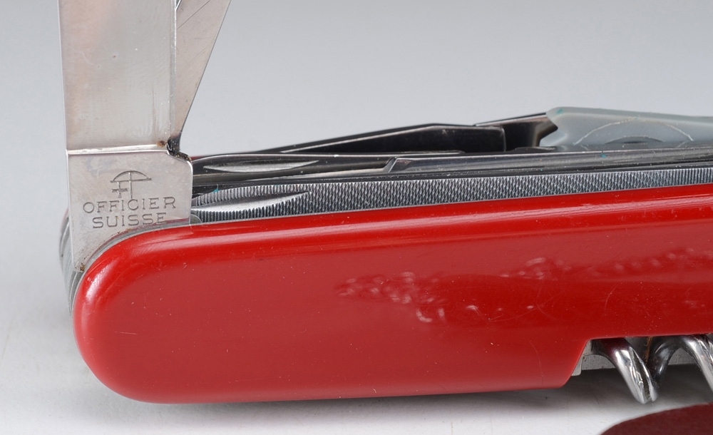 Victorinox Swiss Army Knife in Leather Case