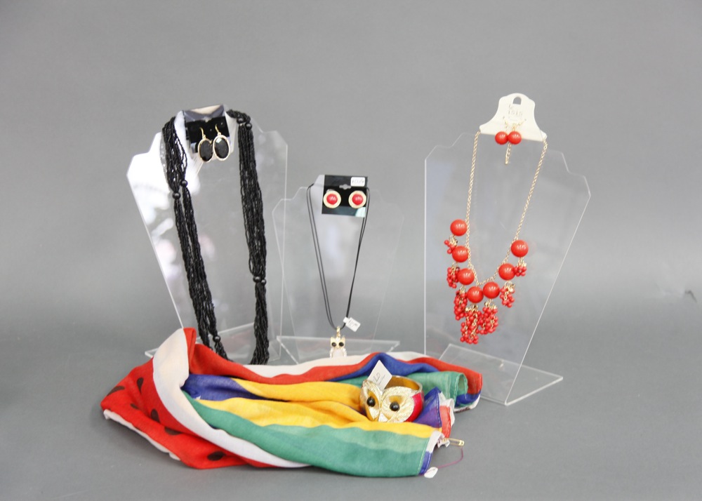 Red, Black and Owl Accessories