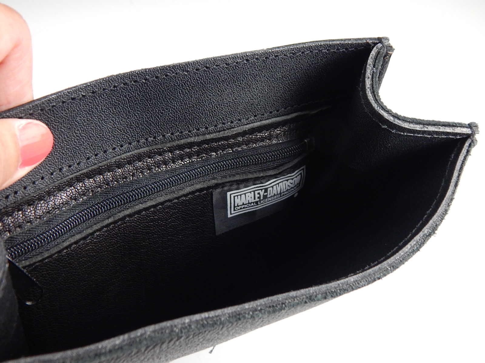 Harley-Davidson Black Leather Backpack Purse