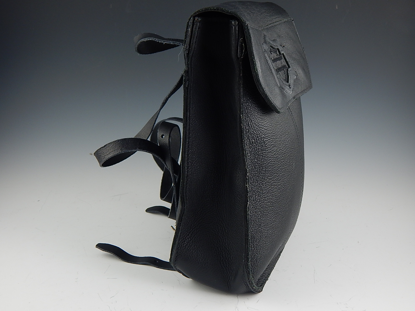 Harley-Davidson Black Leather Backpack Purse