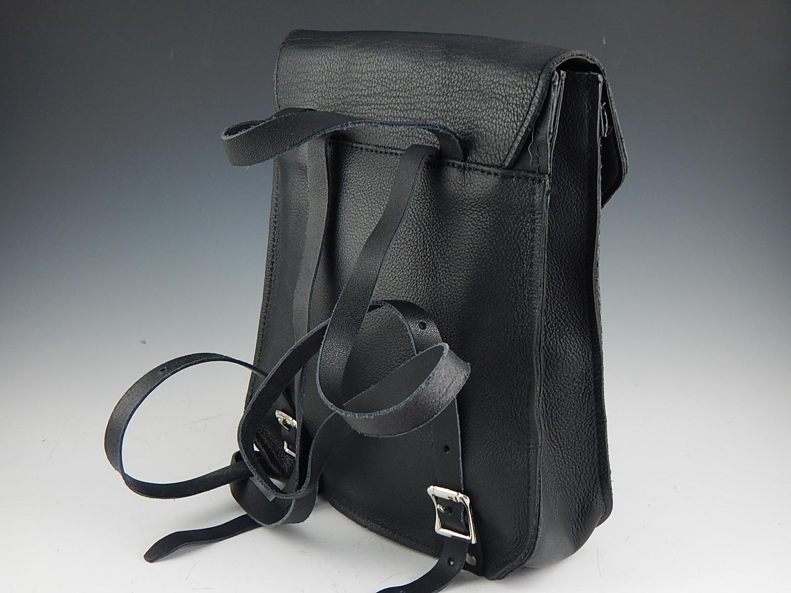 Harley-Davidson Black Leather Backpack Purse