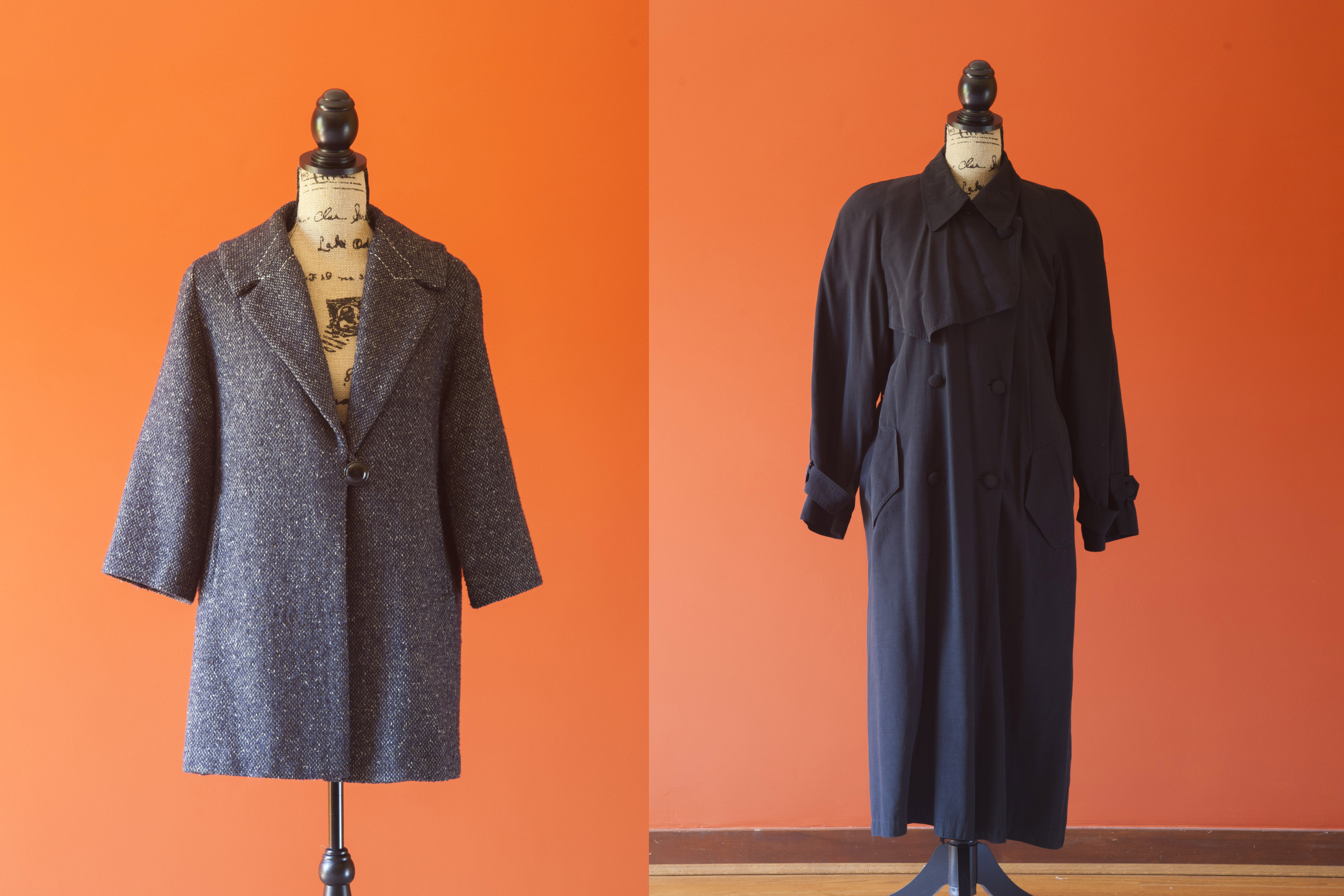 Women's Black Coat Pair