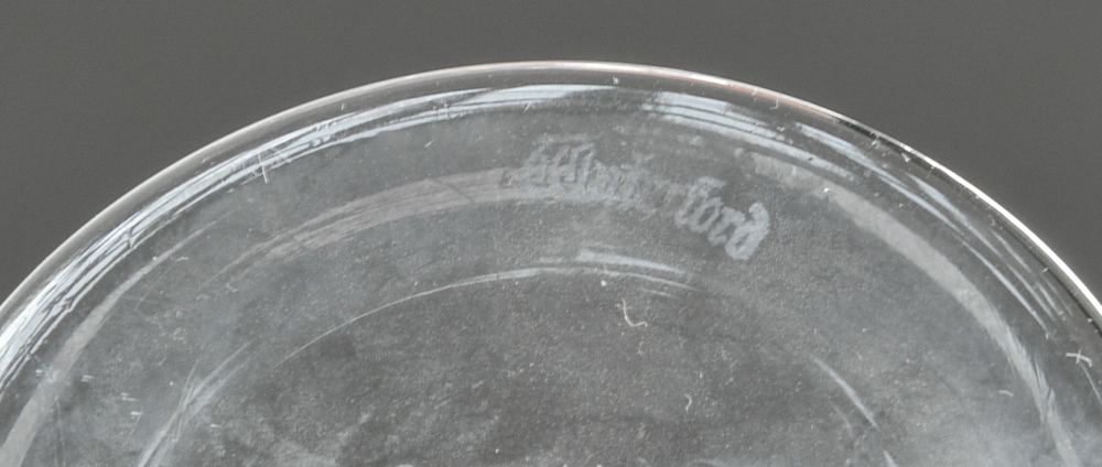 Nine Waterford Crystal "Alana" Champagne Flutes