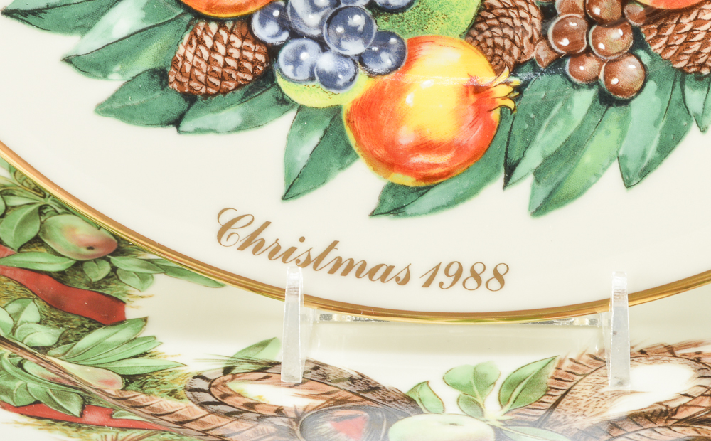 Eleven Lenox Limited Edition Christmas Plates