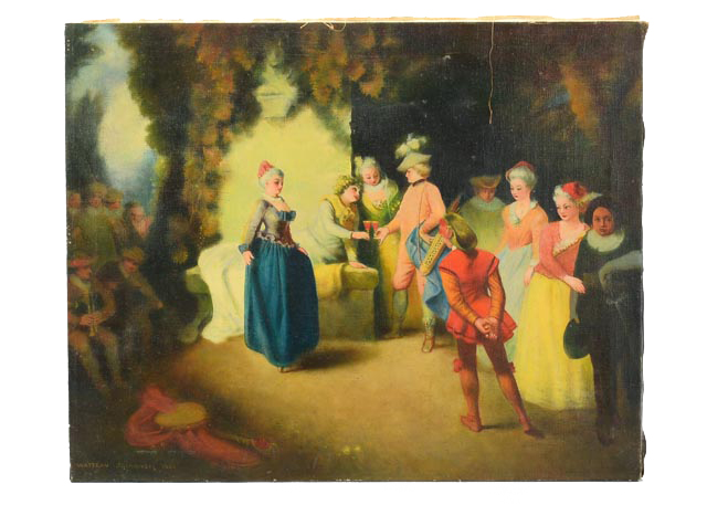 "Love In The French Theater" Copy Painting