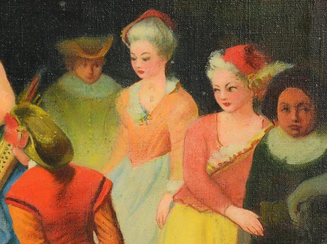 "Love In The French Theater" Copy Painting