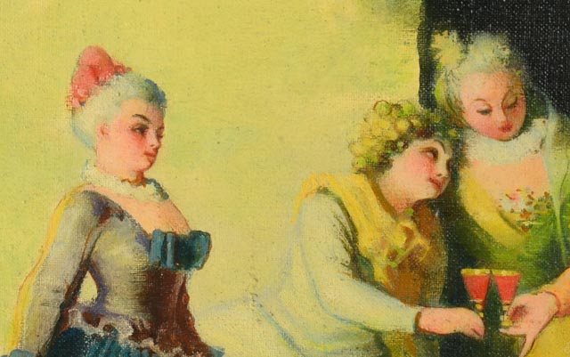 "Love In The French Theater" Copy Painting