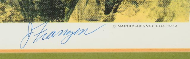 James Franzen Signed Lithography Print "American Collies"