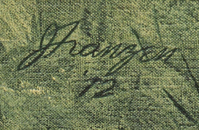 James Franzen Signed Lithography Print "American Collies"