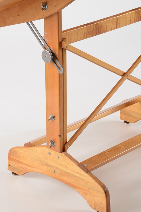 Contemporary Hardwood Drafting Table