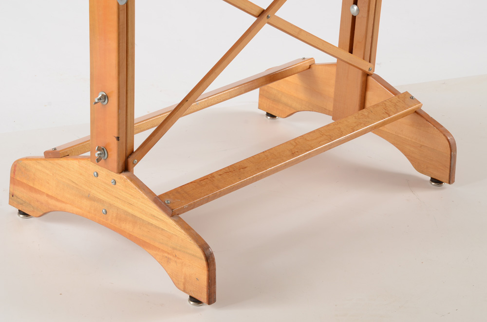 Contemporary Hardwood Drafting Table