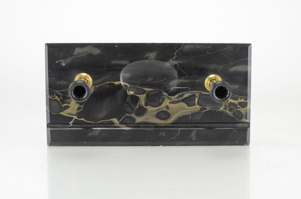 Vintage Parker Double Fountain Pen Marble Desk Set