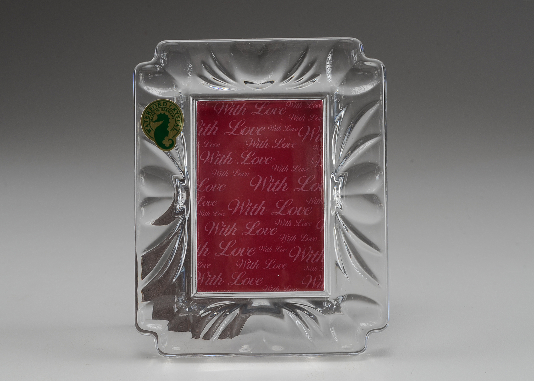 Waterford Crystal Table Clock and Picture Frame