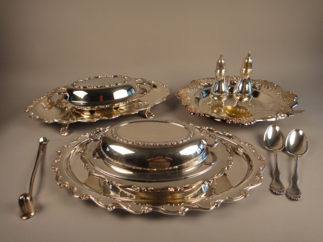 Collection of Silver Plated Serving Pieces