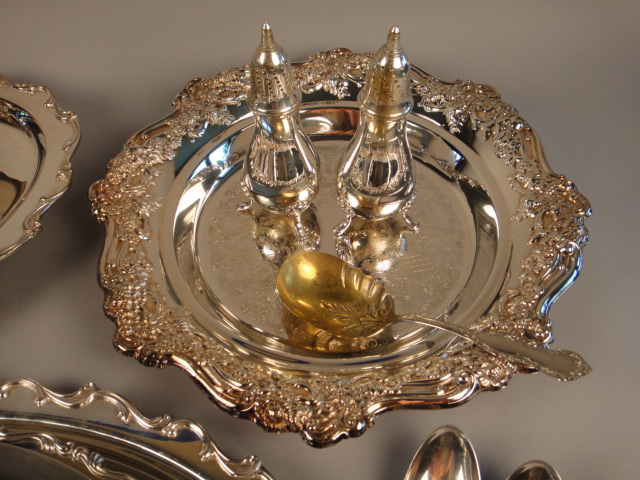 Collection of Silver Plated Serving Pieces