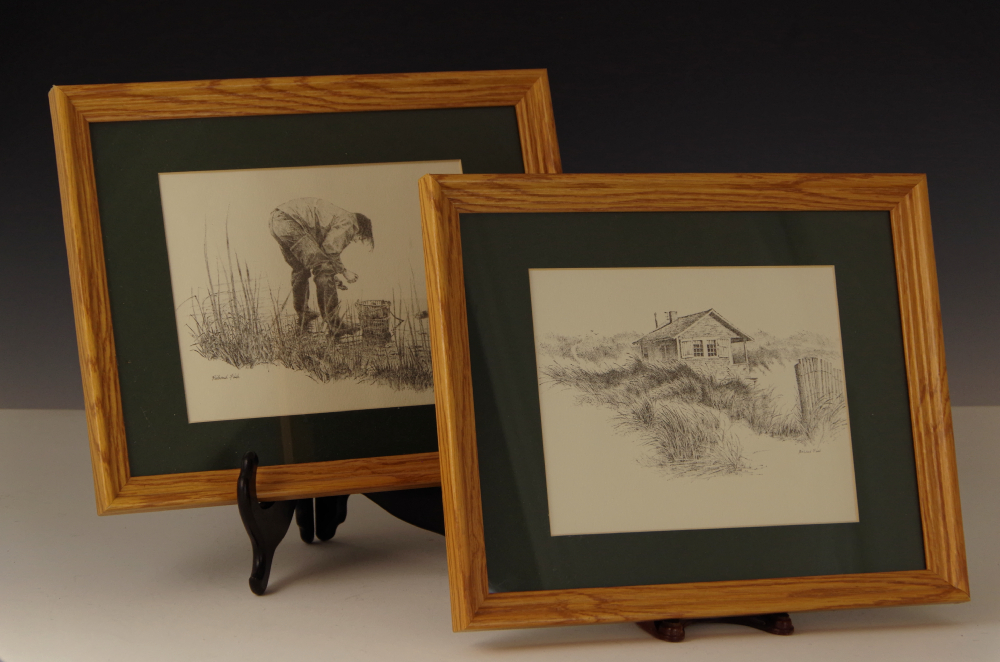 Richard Fish Framed Prints of the Seashore