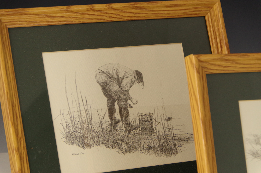 Richard Fish Framed Prints of the Seashore