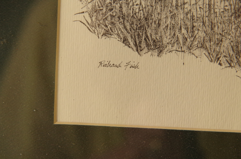 Richard Fish Framed Prints of the Seashore