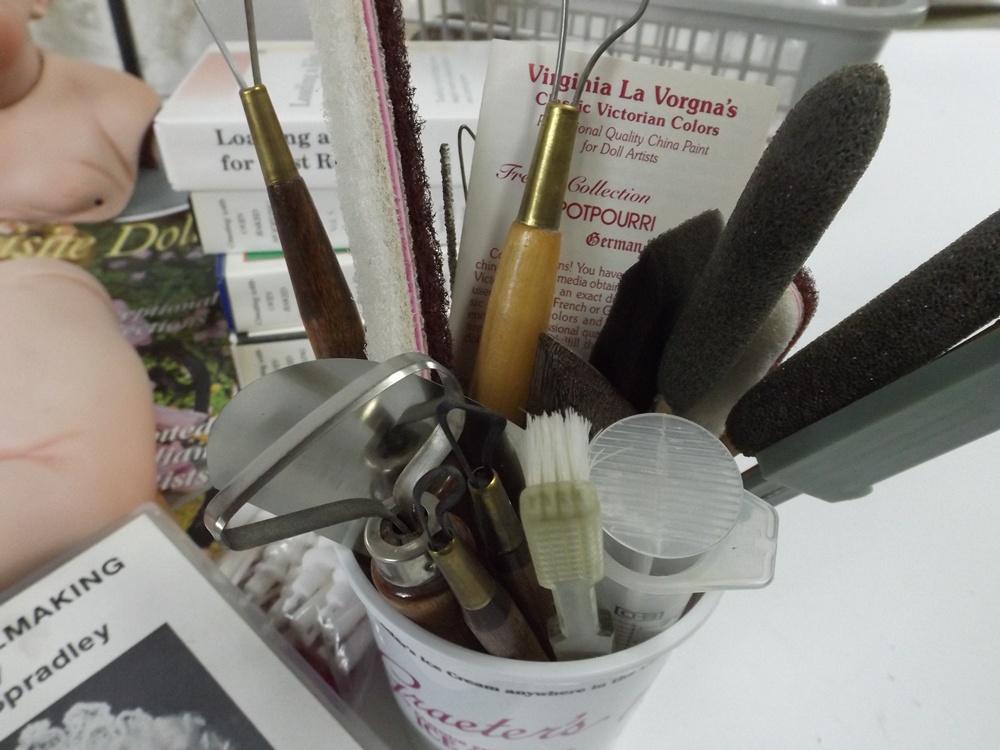 Doll Making Supplies with Porcelain Doll Parts