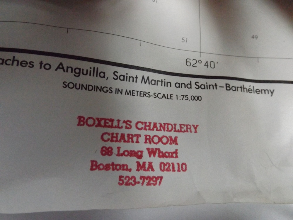 Caribbean Island Nautical Chart Maps