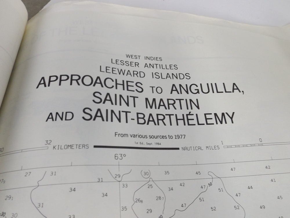 Caribbean Island Nautical Chart Maps