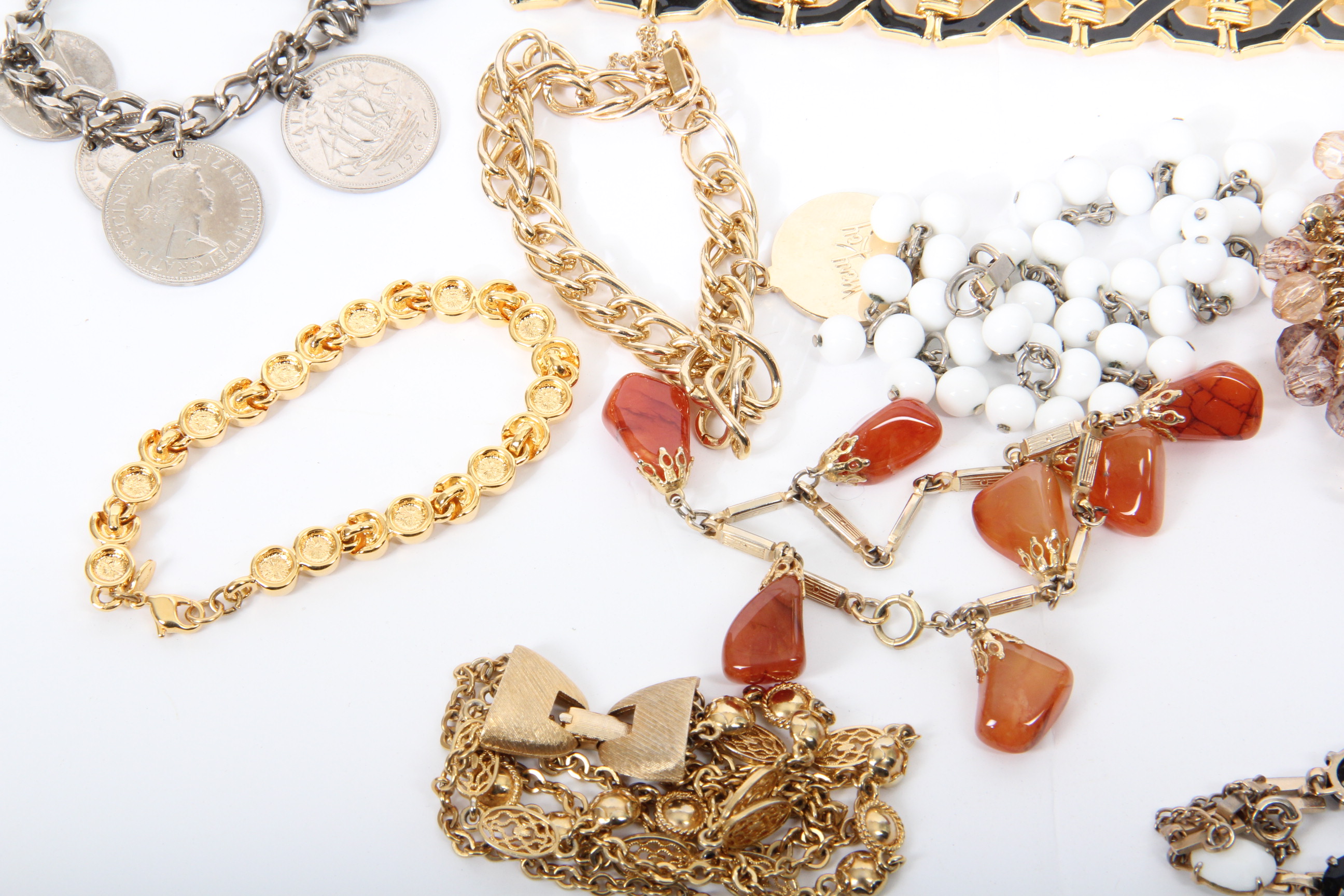 Assortment of Costume Jewelry Bracelets