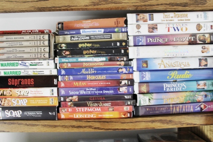 Large DVD and VHS Collection