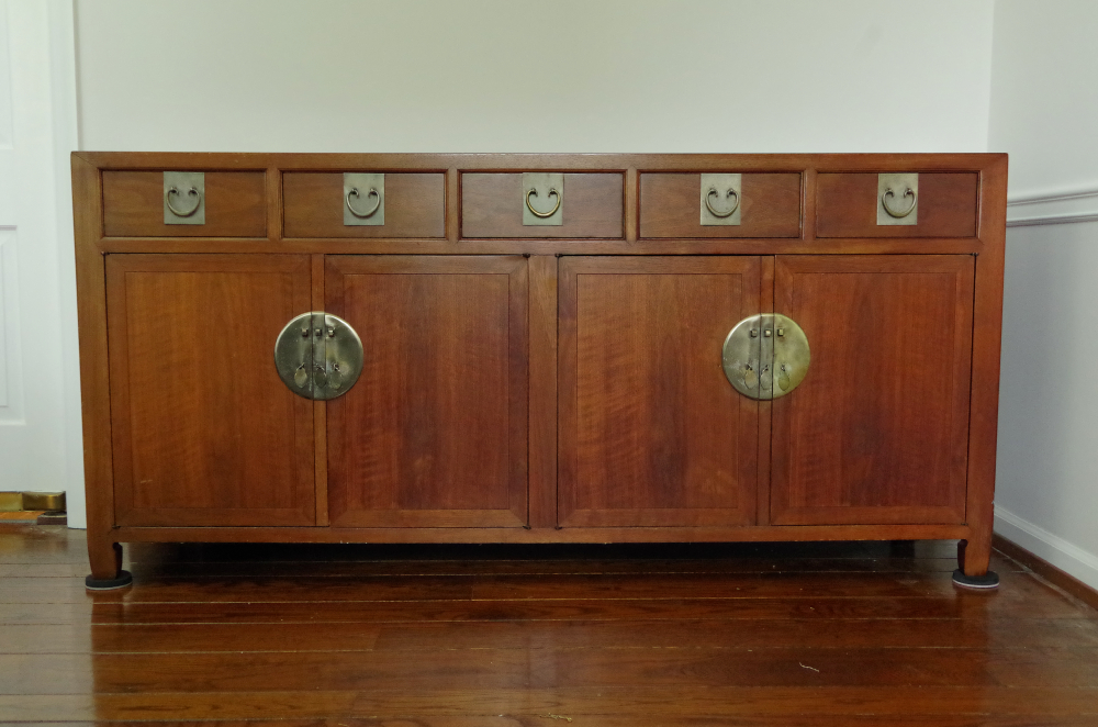 MId Century Baker Furniture Ming Style Cherry Console