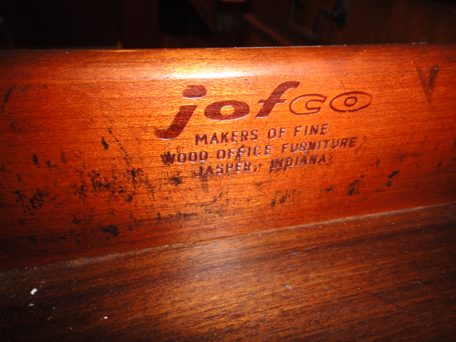 Vintage Jofco Mahogany Desk