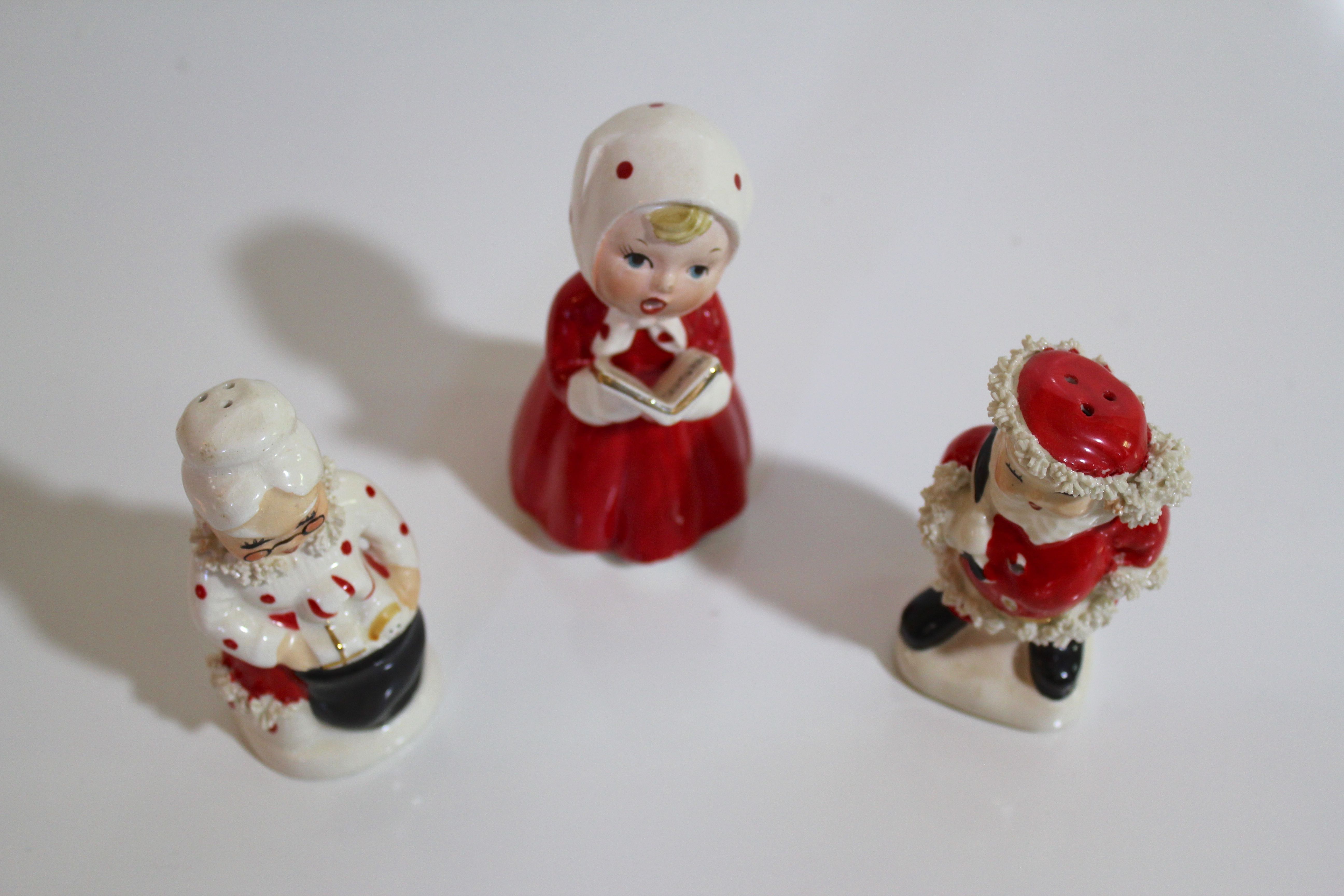 Vintage Christmas Porcelain Figurines