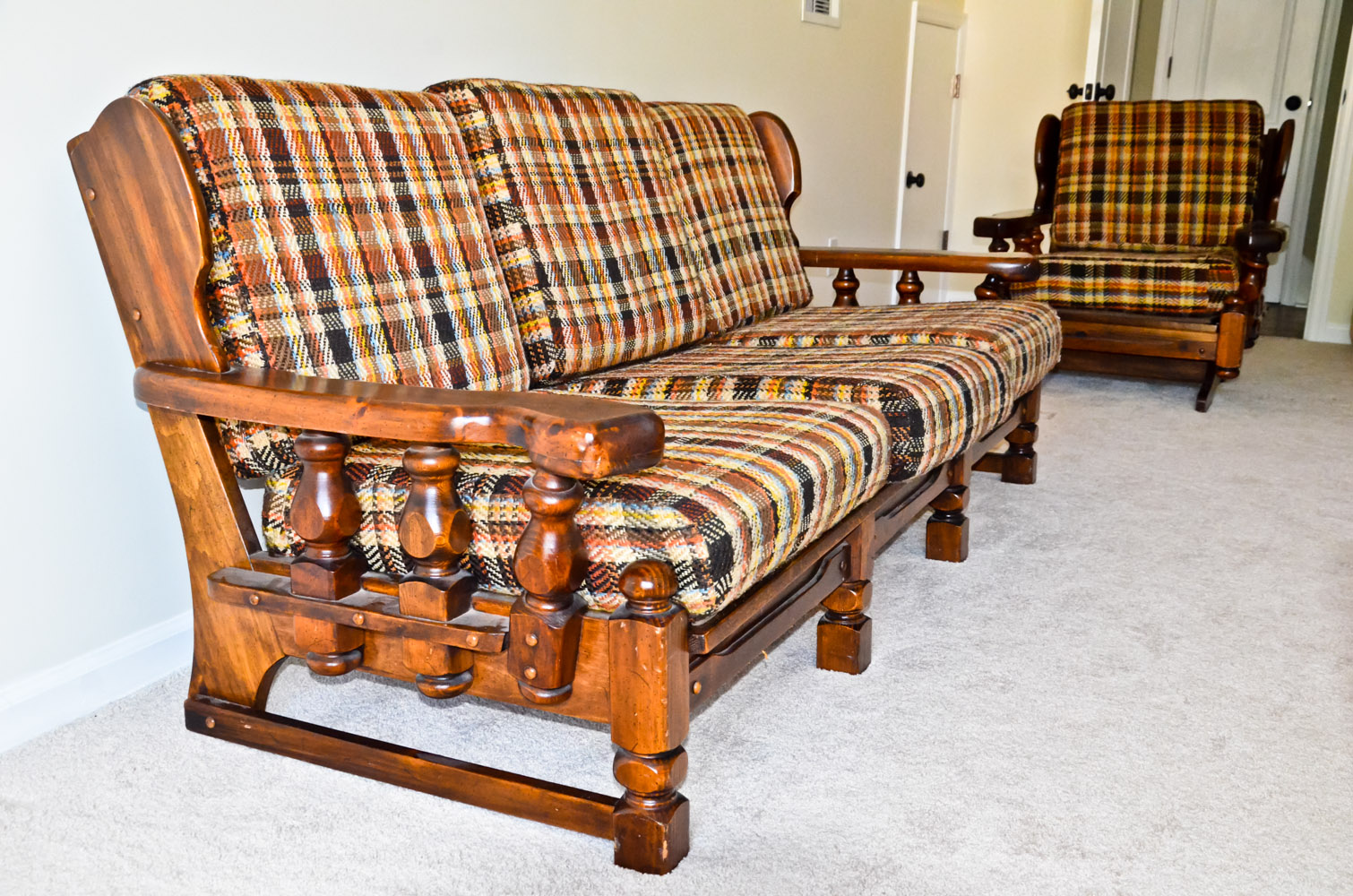 1970's Sofa And Chairs