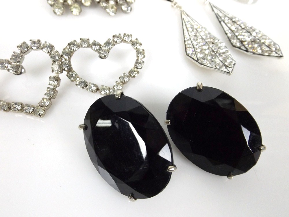 Vintage and Contemporary Rhinestone Jewelry