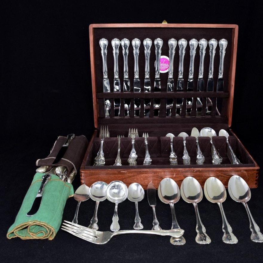 139 Pieces of Towle Sterling Silver "French Provincial" Flatware