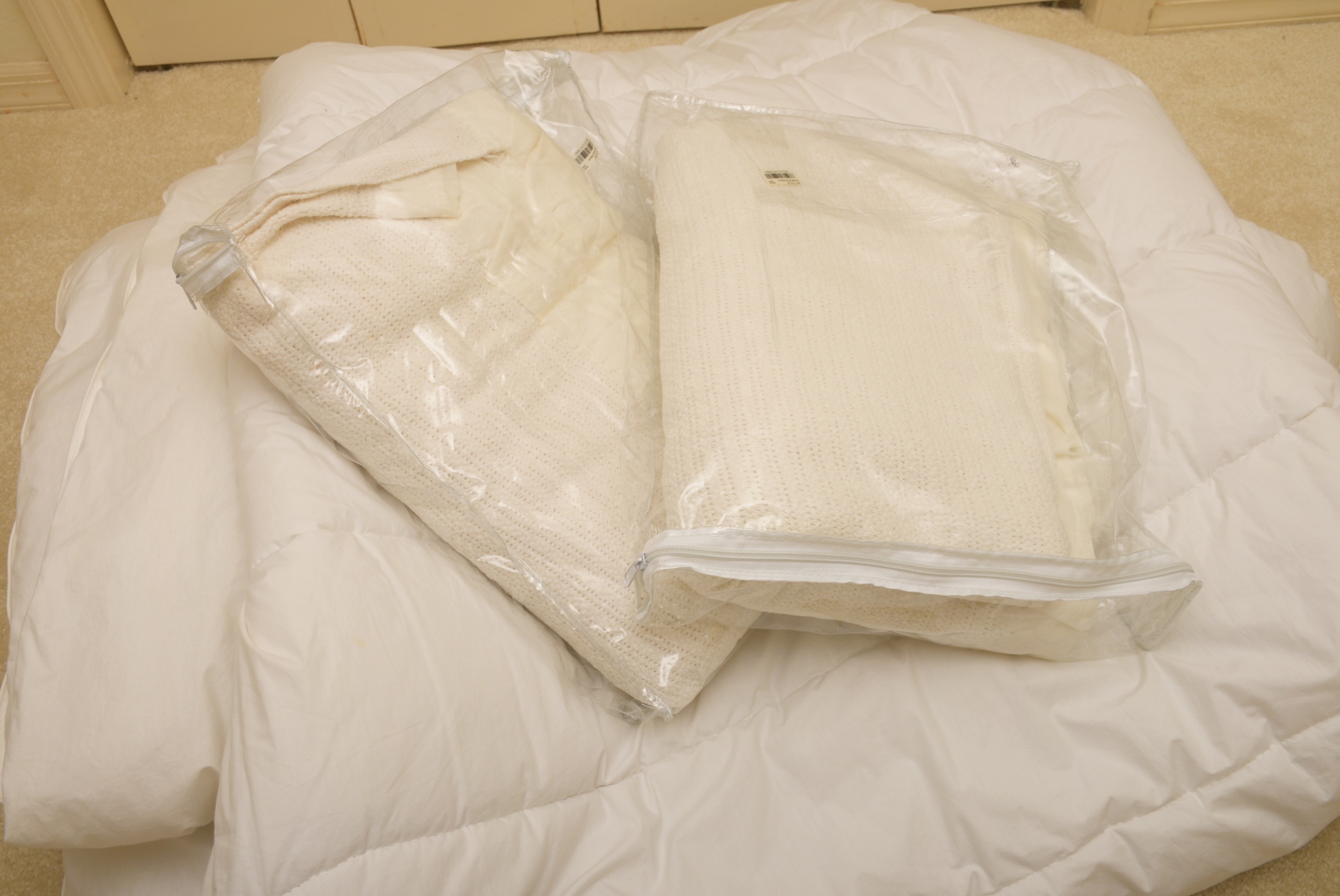 Laura Ashley Comforter and two blankets