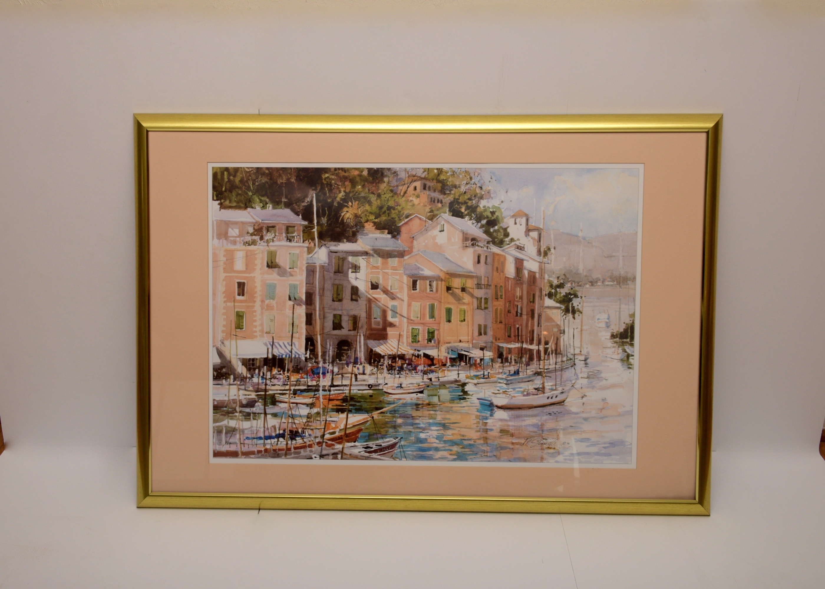 Marilyn Simandle Harbour Watercolor Print