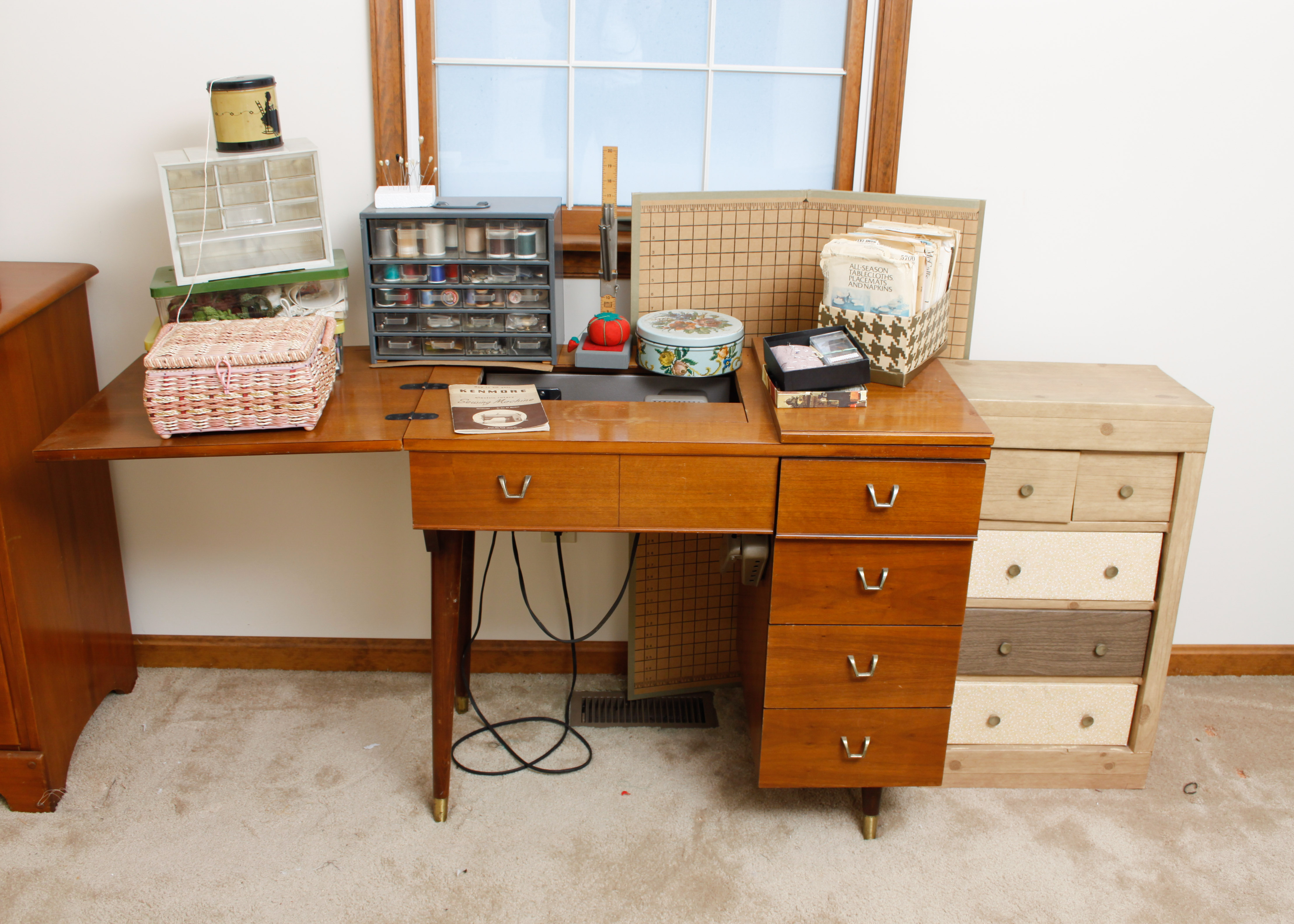 Kenmore Sewing Machine and Sewing Notions