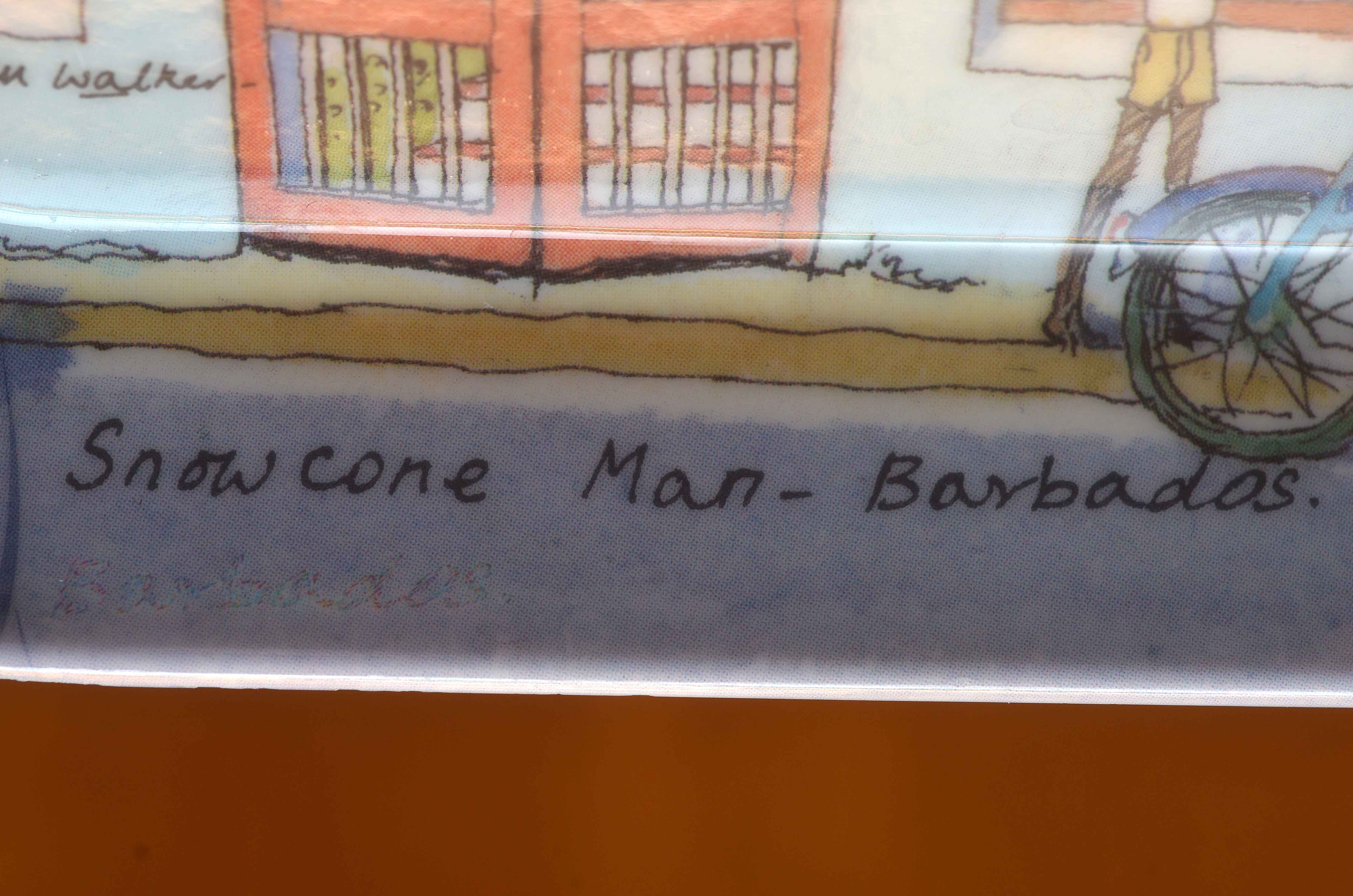 Set of Jim Walker Barbados Serving Trays