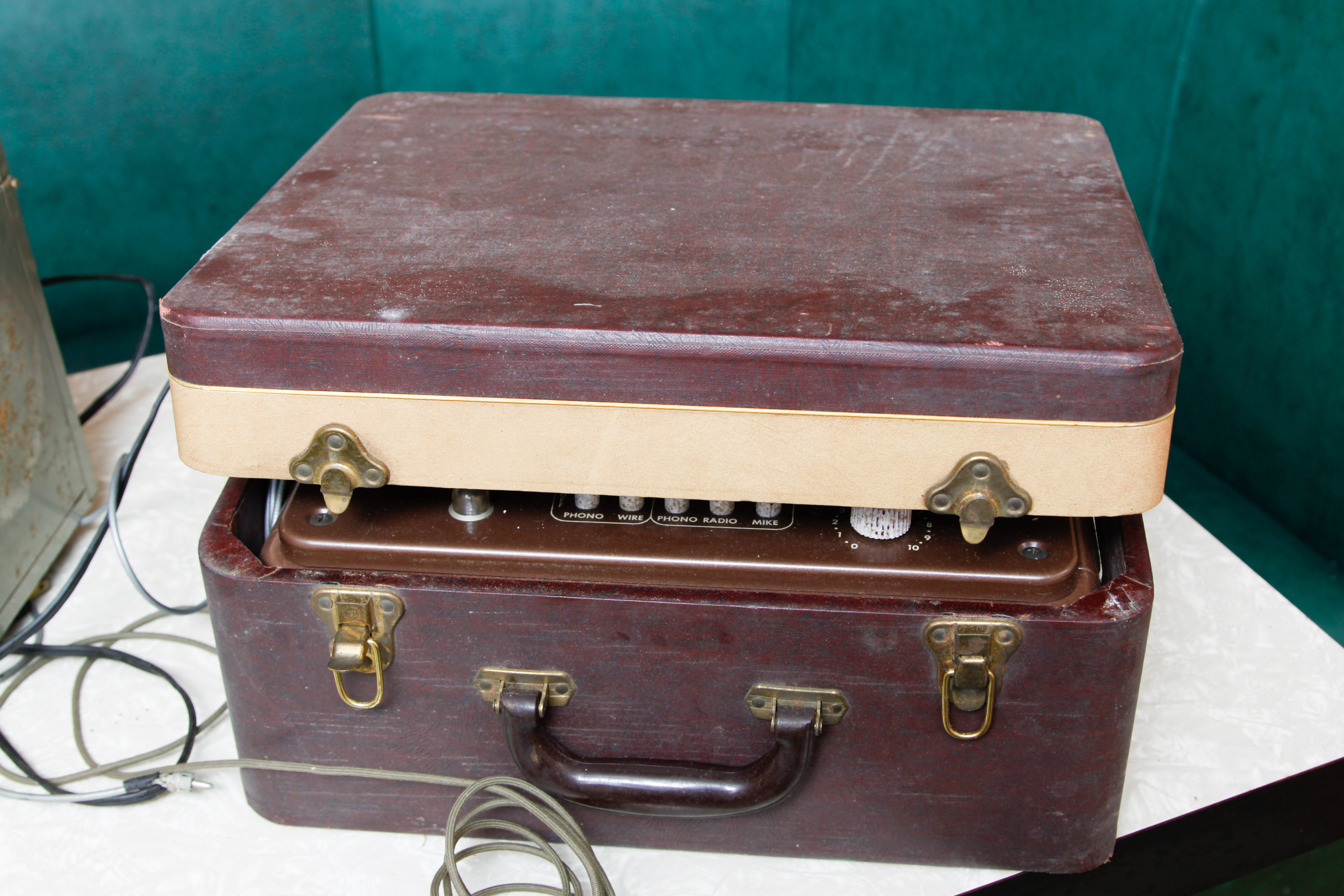 Vintage Voice Recorder and Records