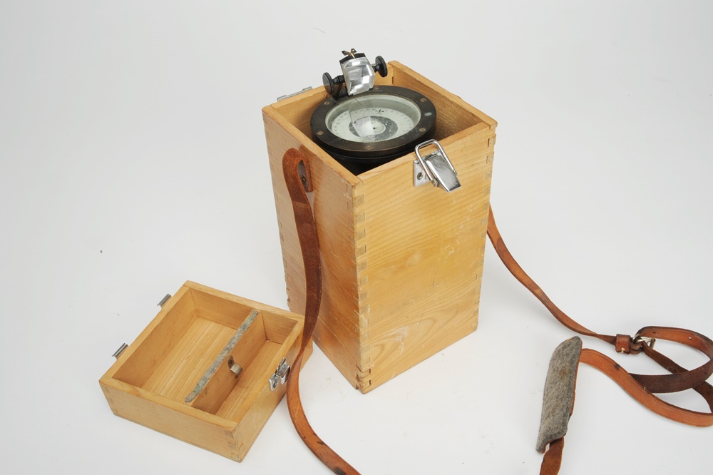 Vinatge Boxed Liquid Filled Compass