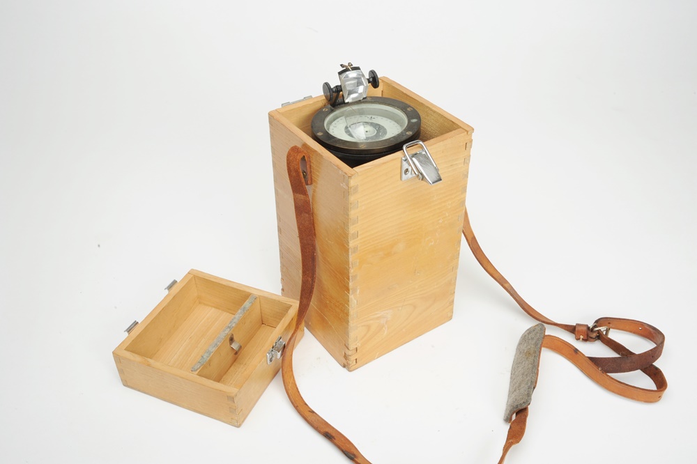 Vinatge Boxed Liquid Filled Compass