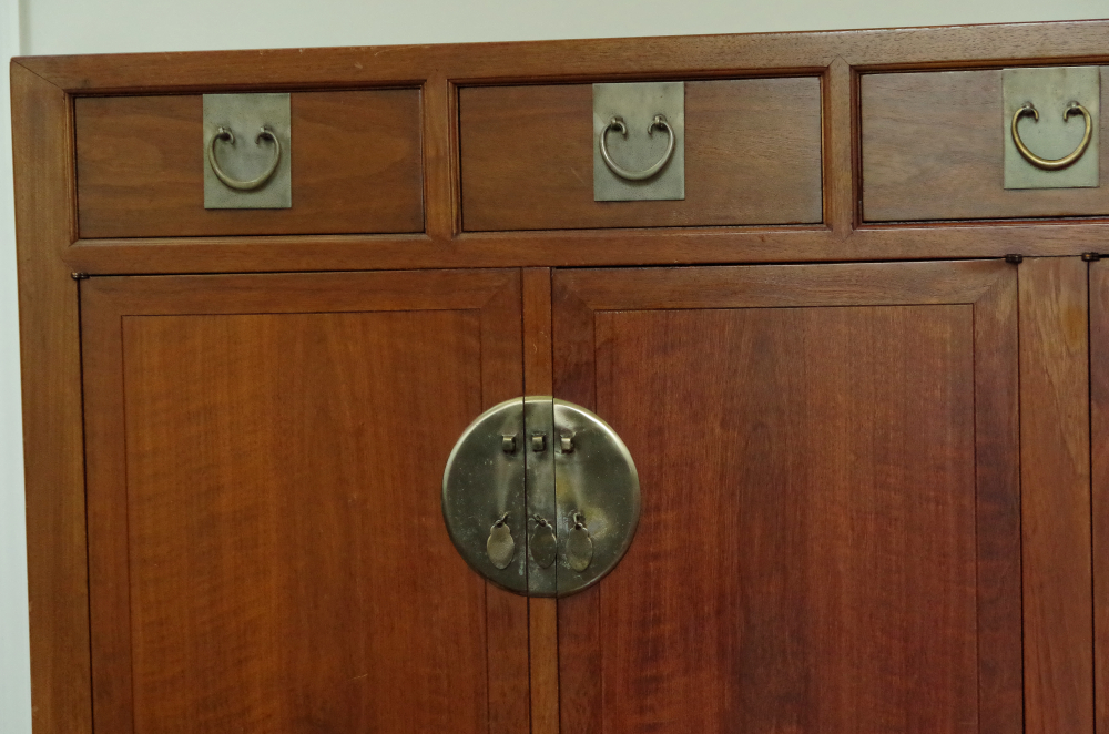 MId Century Baker Furniture Ming Style Cherry Console