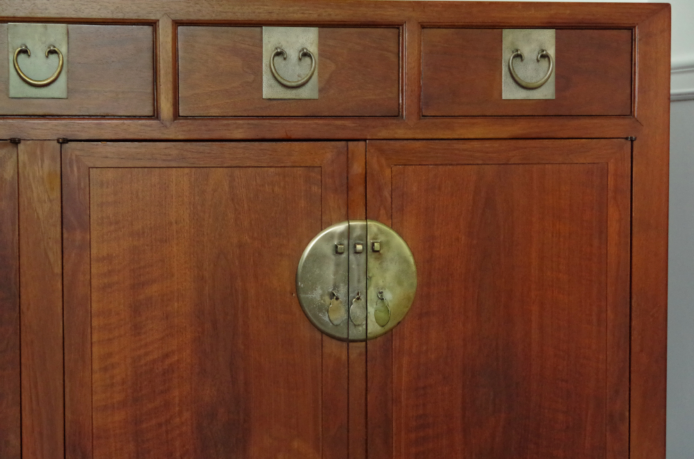 MId Century Baker Furniture Ming Style Cherry Console