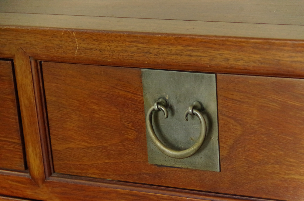 MId Century Baker Furniture Ming Style Cherry Console