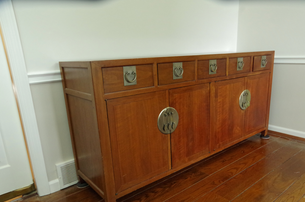 MId Century Baker Furniture Ming Style Cherry Console