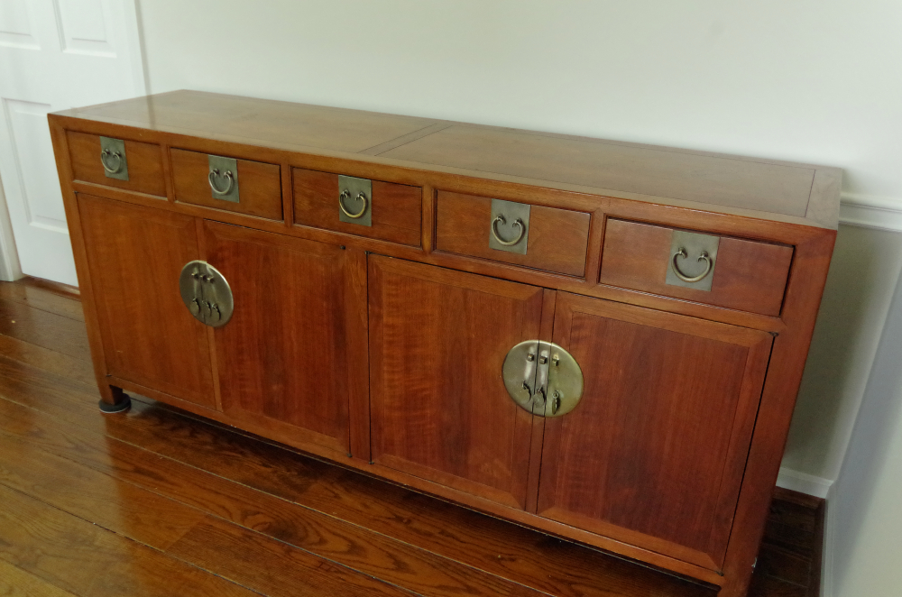 MId Century Baker Furniture Ming Style Cherry Console